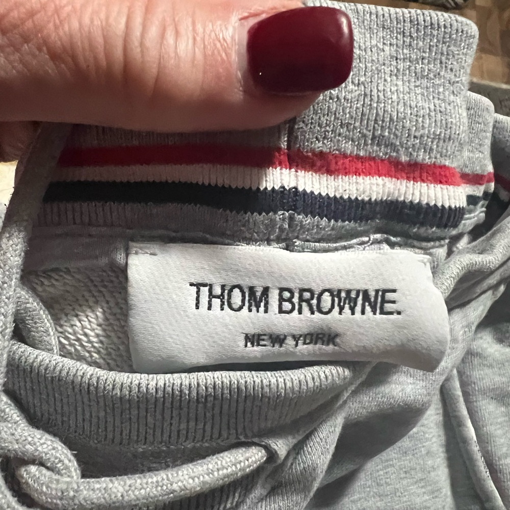 Thom Browne Kids Gray Sweatpants